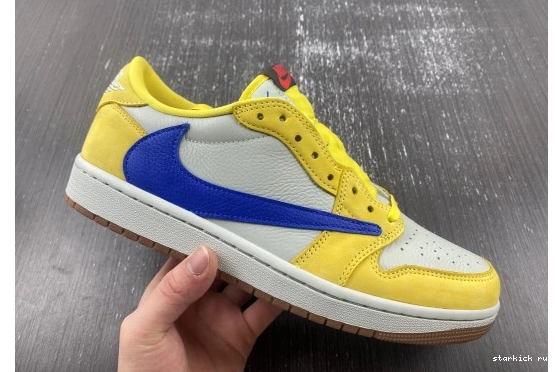 OG Retro Low 1 Jordan Canary DZ4137-700 Scott SP Travis 0206